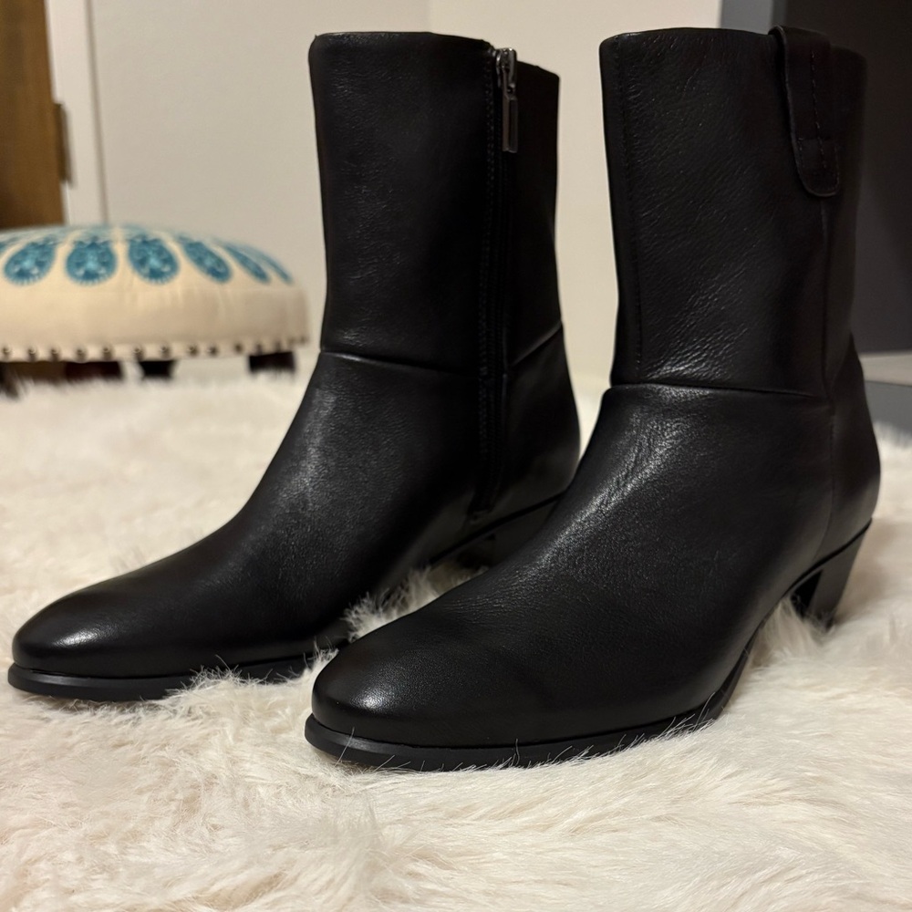 Munro Black Heeled Boots